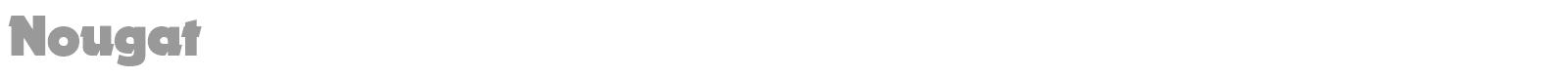 Nougat Extra Black font preview